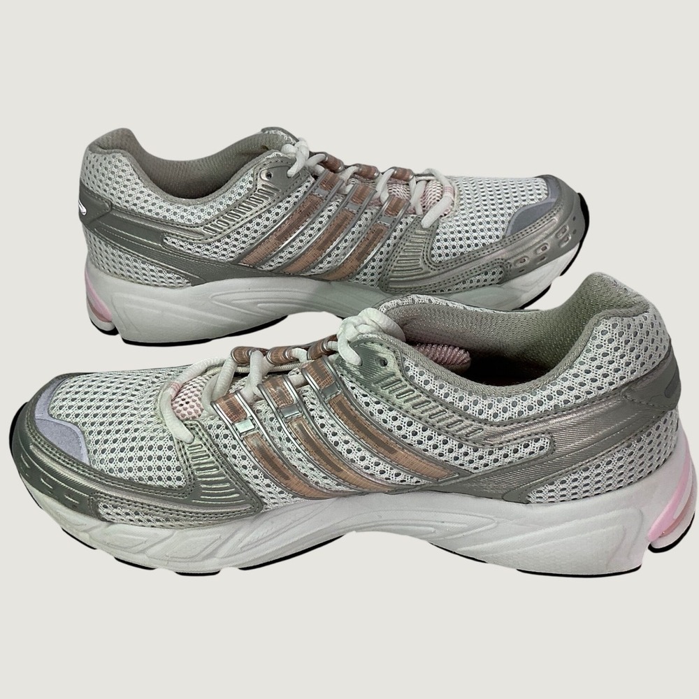 Adidas Response Running Shoes White Silver Pink Women 10 661788 Formotion